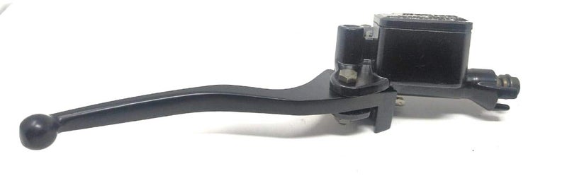 TRP TRADERS® Cast Iron, Aluminium Front Disc Brake Coated Master Cylinder, Lever, Yock Assembly with Right Side Handle Bar Compatible with Honda Unicorn BS4, Black - Image 3