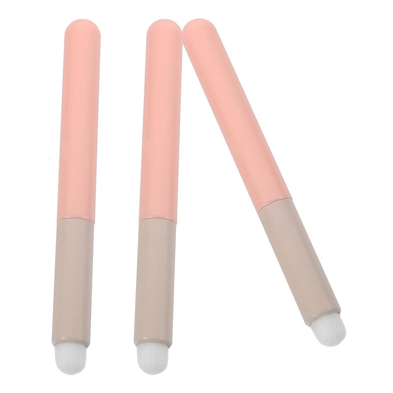 Anti slip Mikikit 3pcs Lip Brush Set Lip Gloss Applicators with White Bristles and Pink Handles Cosmetics Makeup Tools for Women Portable Lipstick Brush for Travel and Daily Use Stable local goods source Classic trendy design picks Wide usage compatibility Multiple local stock source General standard crafted All-scene tailored quality Labor saving Fault optimized construction All consumer tier purchase options Repeated use friendly design Systematic nationwide ship Daily life matching design Freeze crack proof All environment compatible Transit damage minimized design Detachable clean Local available supply Global upgraded practical design Intercity storage hub Oil resistant Advanced minimal build All-round applied quality Consistent single item quality Versatile application - Image 1