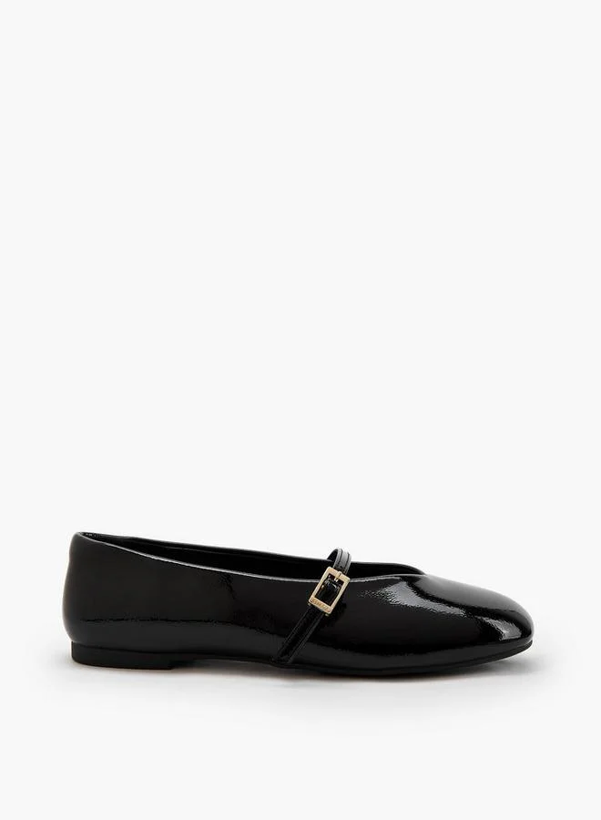Celeste BLACK Women Buckle Closure Mary Jane Shoes for Women | Best Price UAE