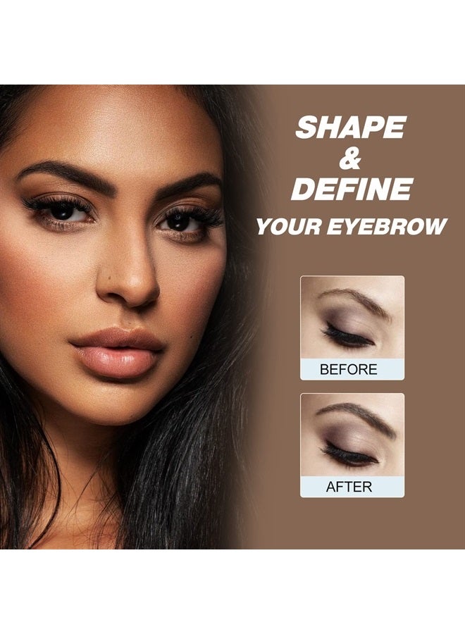 Simpout Henna Eyebrow Tint Kit - Pure Natural Brow Color Kit, Instant Eyebrow Tinting Kit, DIY Eye Brow Coloring Kit at Home and Salon, Easy to Use (Dark Brown) - Image 3