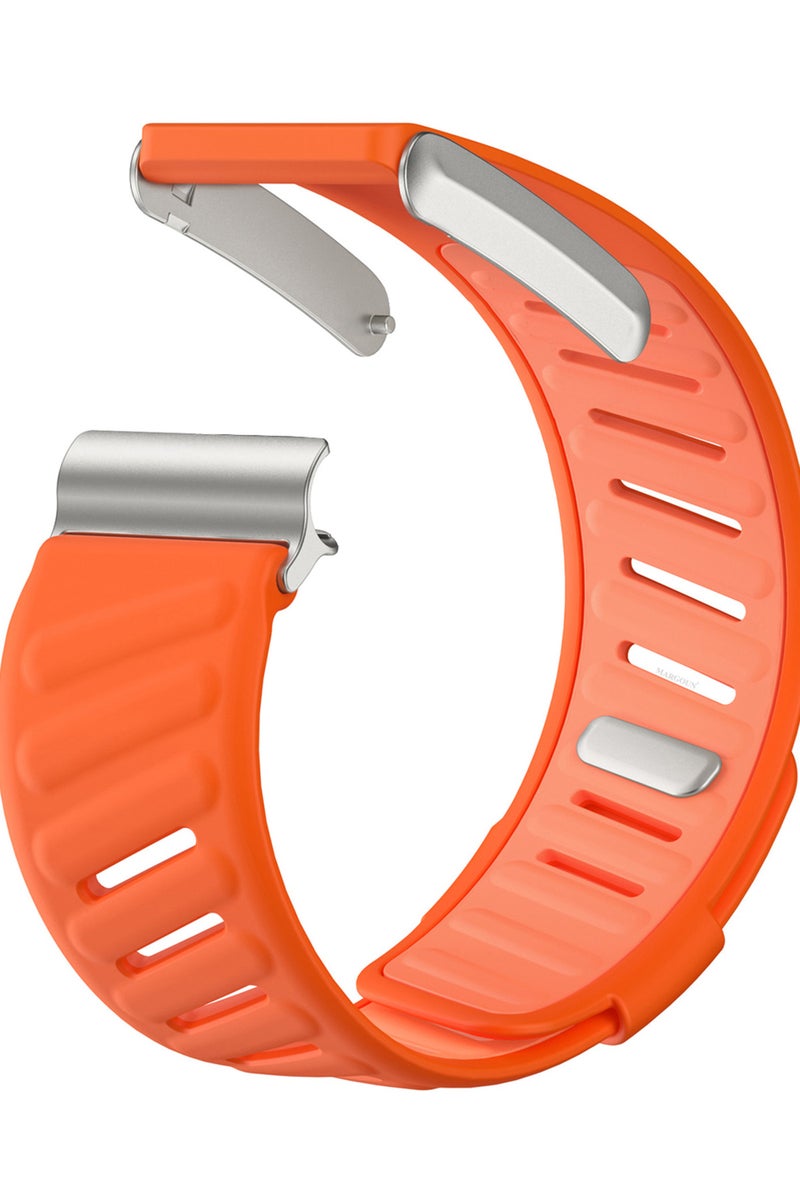 CATANES Sports Strap Compatible with Whoop 5.0 Soft and Breathable Silicone Strap Adjustable Replacement Wristbands for Whoop 5.0 Band - Orange - Image 1