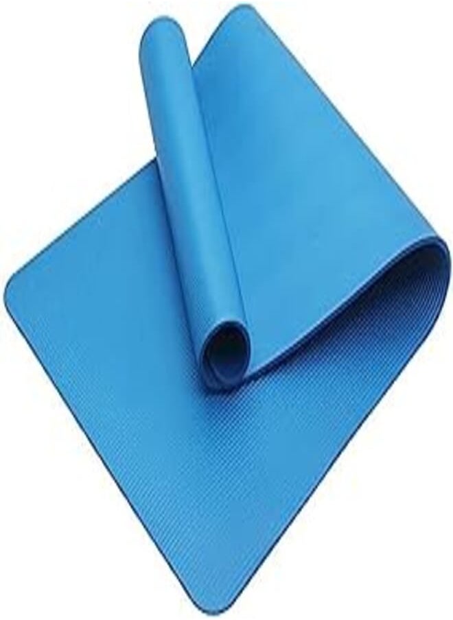 Generic Yoga Mat Blue-10mm Thick 