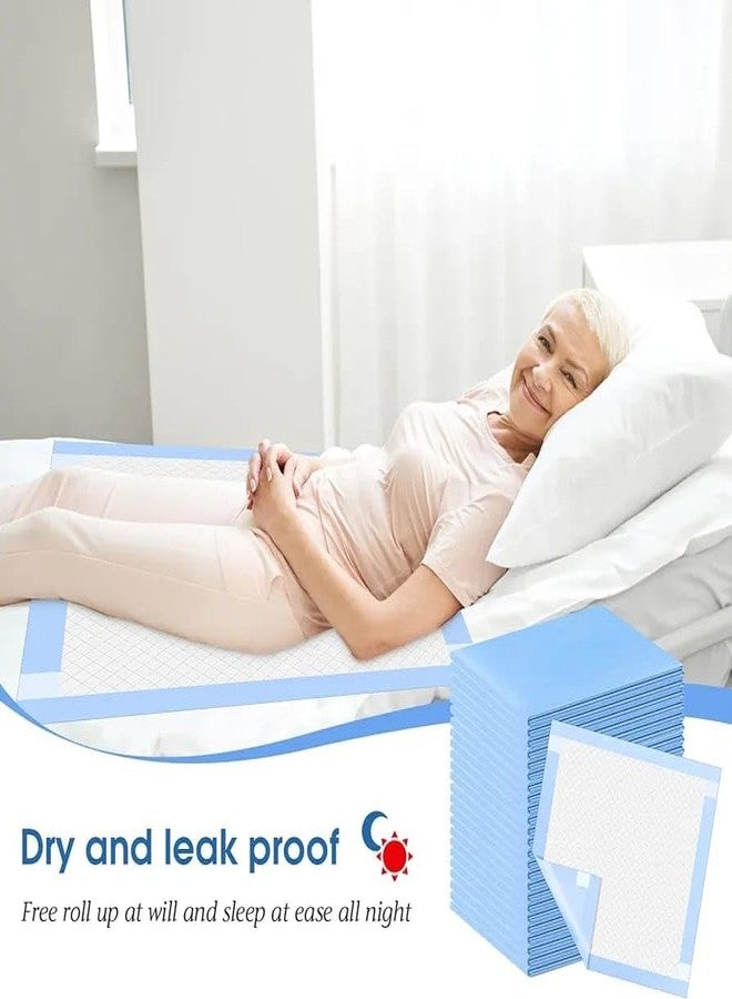 Aquacare New Gel Technology | With Adhesive Tape Premium Underpads I 7 Hrs Absorption I Waterproof I Protects Surfaces From Incontinence I Super Soft Polymer |Size Large (90x60cm)|10 Count x pack of 1 - Image 5