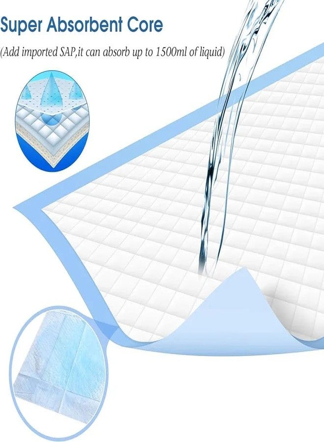 Aquacare New Gel Technology | With Adhesive Tape Premium Underpads I 7 Hrs Absorption I Waterproof I Protects Surfaces From Incontinence I Super Soft Polymer |Size Large (90x60cm)|10 Count x pack of 1 - Image 4