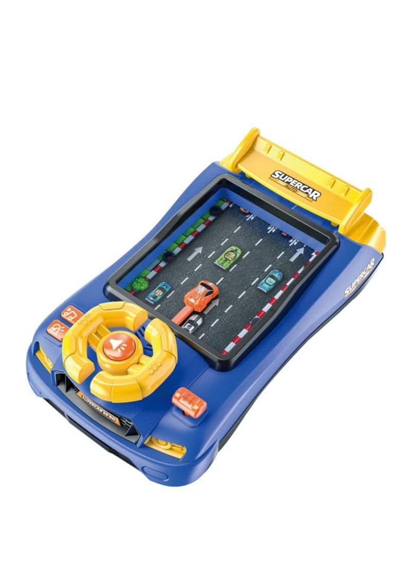 Steering Wheel Game Toys for Kids Simulated Driving Racing Car Game with Musical Interactive Educational Learning Racing Desktop Game Sensory Toy for Young Children (Racing) - Image 1