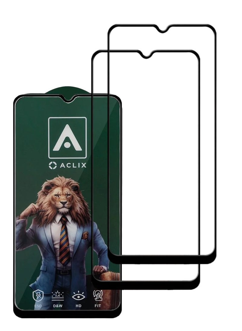 ACLIX 2 Pieces Antistatic ESD Dustproof Premium Quality High Definition Tempered Glass Screen Protector Designed For Oppo A78 - Image 1