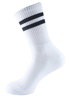 SAM SOCKS Set Of 6 Half Terry Sport Men Socks Black-White- Grey  - Image 3