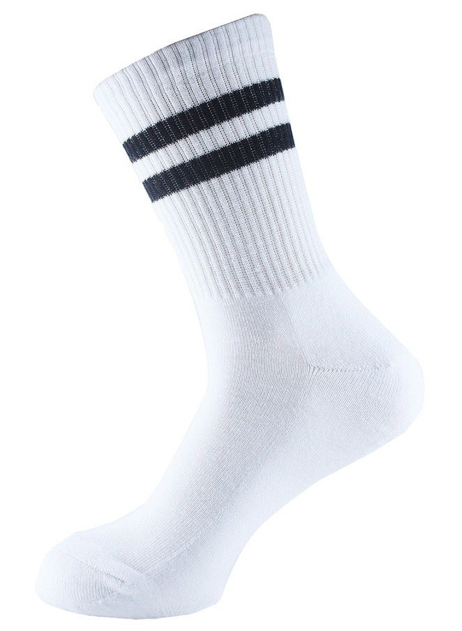 سام سوكس للرجال مجموعة من 6 شراب نص فوطة رياضى اسود-ابيض-رصاصى - Image 3