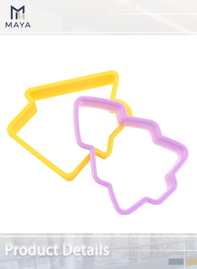 Maya 12-Piece Plastic Cookie Cutter Set(Random color） - Image 4