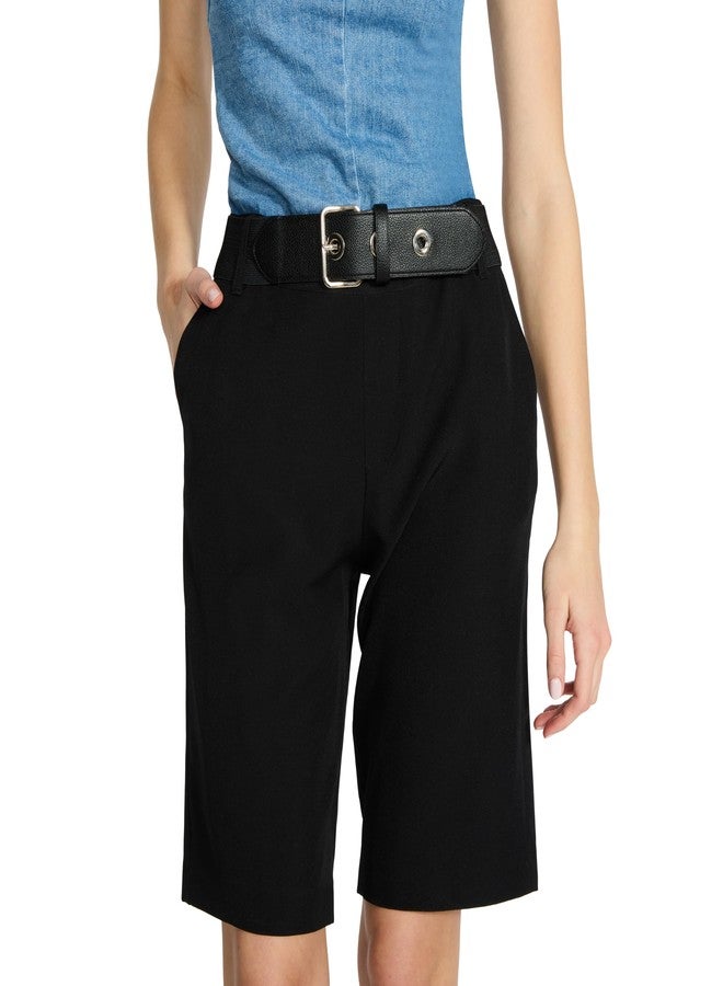 ستيف مادن حزام ستيف مادن النسائي المرن دولي، أسود، مقاس صغير/متوسط - Image 2