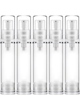 KEAIYYJ- Travel Pump Bottle Airless Mini Foundation Container Empty Refillable 10 ml 5 Pack - pzsku/Z9B94A1073B7A3583B405Z/45/_/1744137840/870e2cb1-aa1e-48e5-9ab4-388e56846ff2