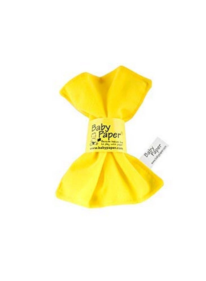Baby Paper Original Crinkle Sensory Toy | Triangle, Yellow, Blue 3-Pack | Bright Colors, Washable, and Non-Toxic Crinkle Paper for Babies | Perfect Bow Gift Topper Reusable as a Crinkle Toy - Image 3