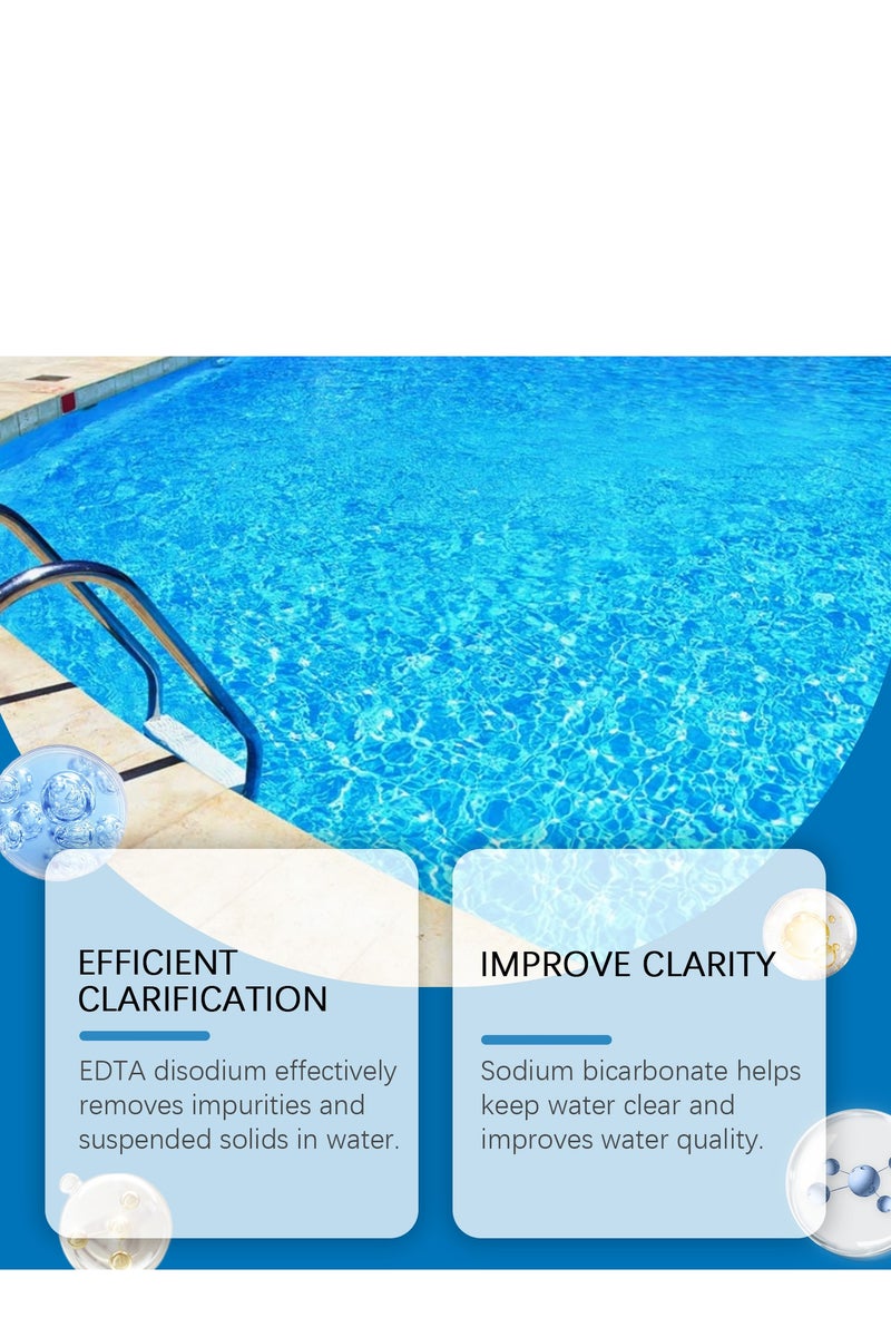 هوزونكس Pool Clarifier - Ultimate Clarity Booster for Crystal Clear Water, Fast Acting & Long Lasting, Reduces Cloudiness, Enhances Filter Performance, Safe for All Pools, 100ml - Image 5