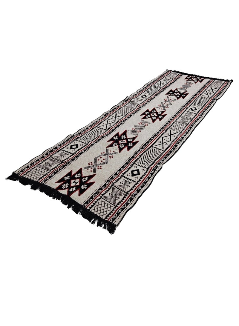 SMART HOME Luxurious and comfortable double-sided floor mat and rug – 2mx1m – Perfect for living rooms and majlis – Premium fabric with elegant traditional patterns and high durability. - Image 5