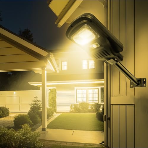 Epyz 50 Watt Solar Street Light Outdoor with Remote 40 Led Motion Sensor and Dusk to Dawn for Garden, Street, Lawn [ with Out Pole ] [ Pack of 1, Warm Yellow ] - Image 3