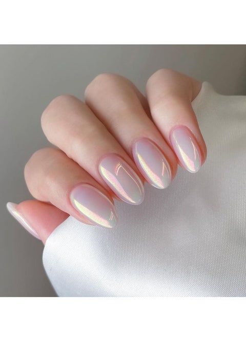 French Tip Press on Nails,24Pcs,Elegant And Fashionable White Minimalist Solid Color Manicure Wearable Fake Nail Stickers,Fake Acrylic Nails With Glue Kit.