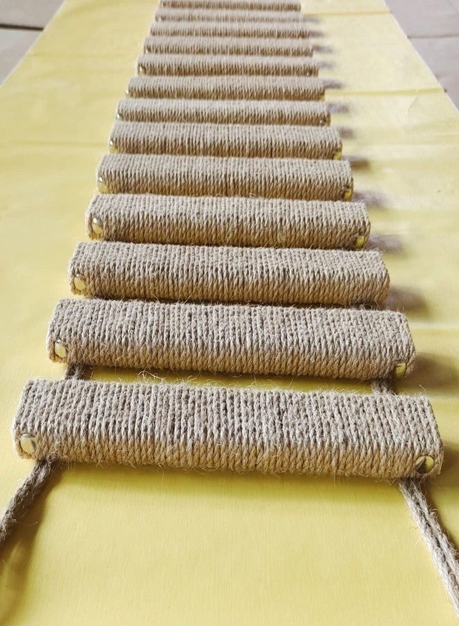 جسر وهيكل تسلق للقطط من AGRICUE - سلم من حبل السيزال وعمود خدش لقفص القطط وبرج الشجرة - Image 5