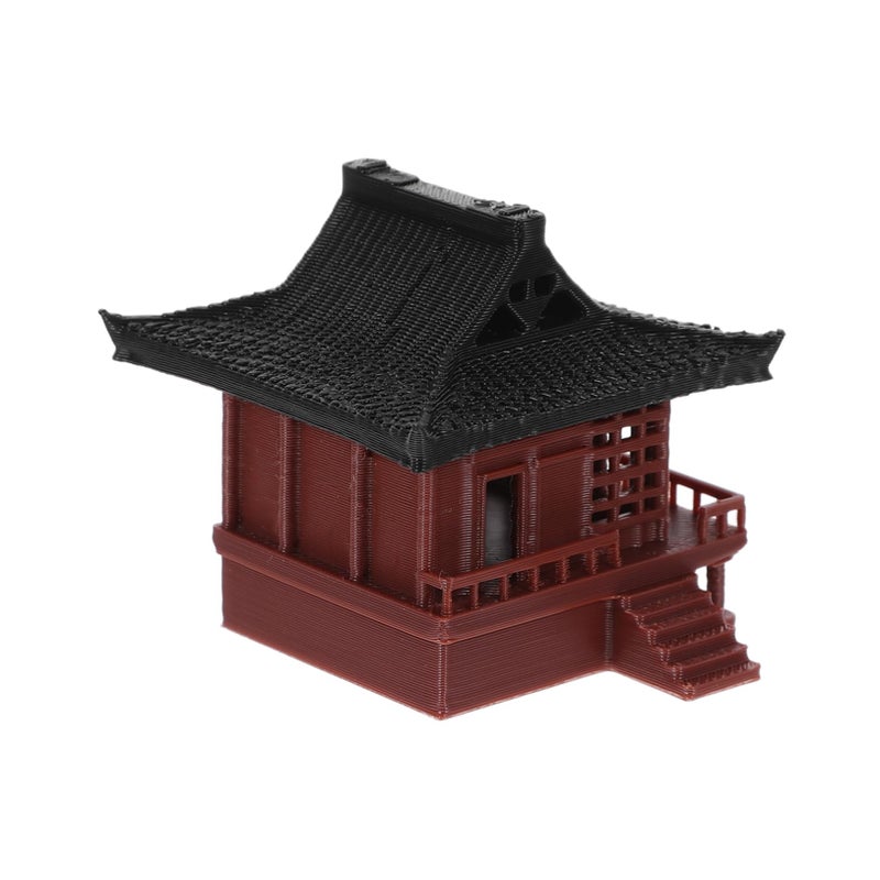 Chinese Style Aquarium Pavilion Ornament Desktop Bonsai Decor Lightweight Portable - Image 2