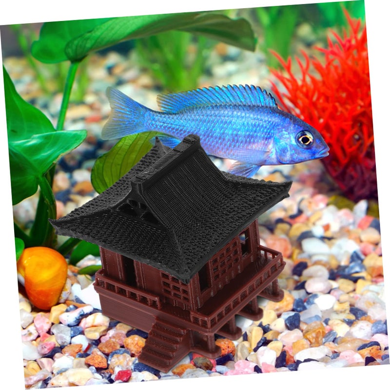 Chinese Style Aquarium Pavilion Ornament Desktop Bonsai Decor Lightweight Portable - Image 5