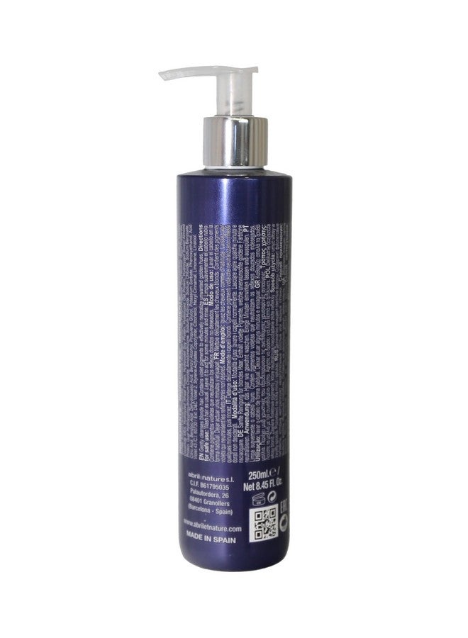 abril et nature - Platinum Professional Shampoo - For Blonde, Bleached, Highlighted, and/or Gray Hair - Violet Toner - Goodbye Yellow Tones - Platinum Appearance - 250 ml - Image 2