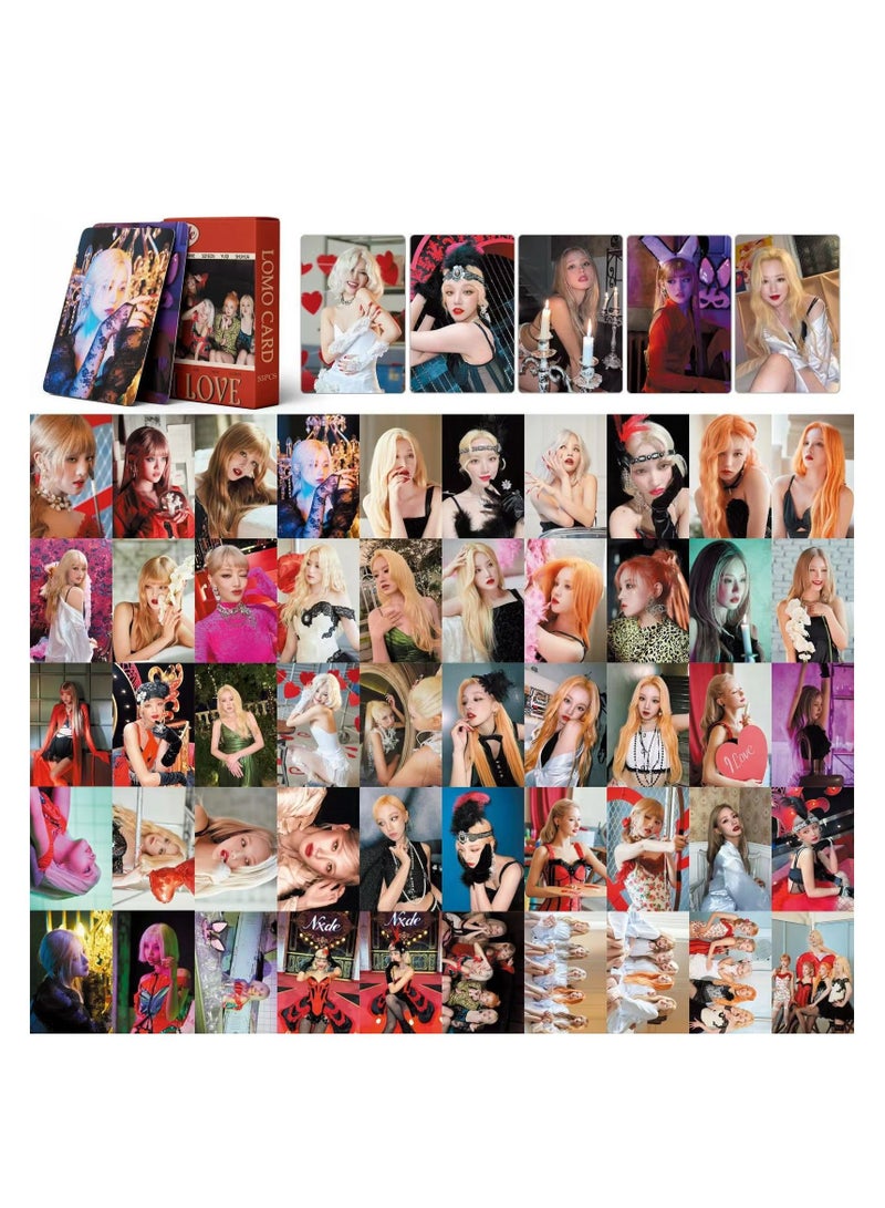 SKYLO 55-Piece (G)I-DLE NUDE Lomo Card - Image 2