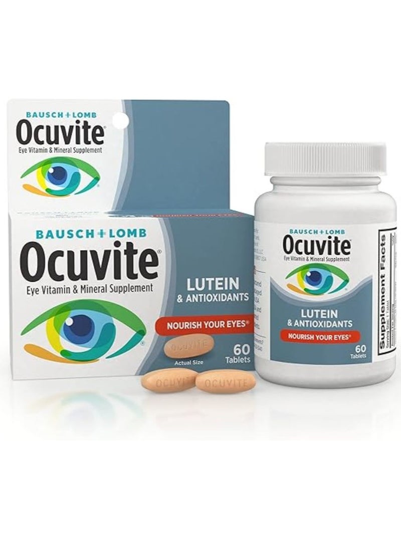 Bausch + Lomb Bausch & Lomb Eye Health Supplement with Zinc, Vitamins A, C, E & Lutein – 60 Soft Chews - Image 1