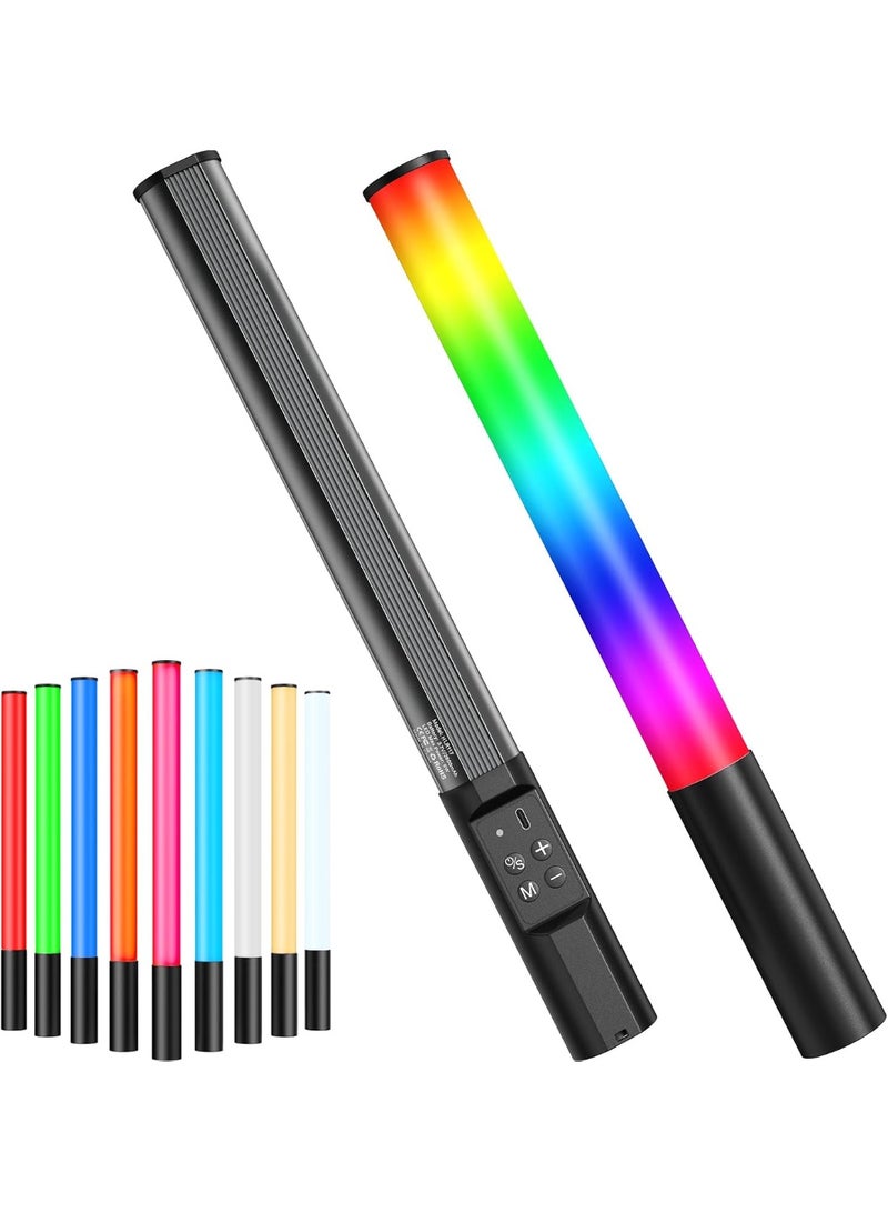 مجموعة عصا إضاءة LED مزدوجة VL-06 + VL-06 Pro قابلة لإعادة الشحن للتصوير الفوتوغرافي والفيديو - Image 3