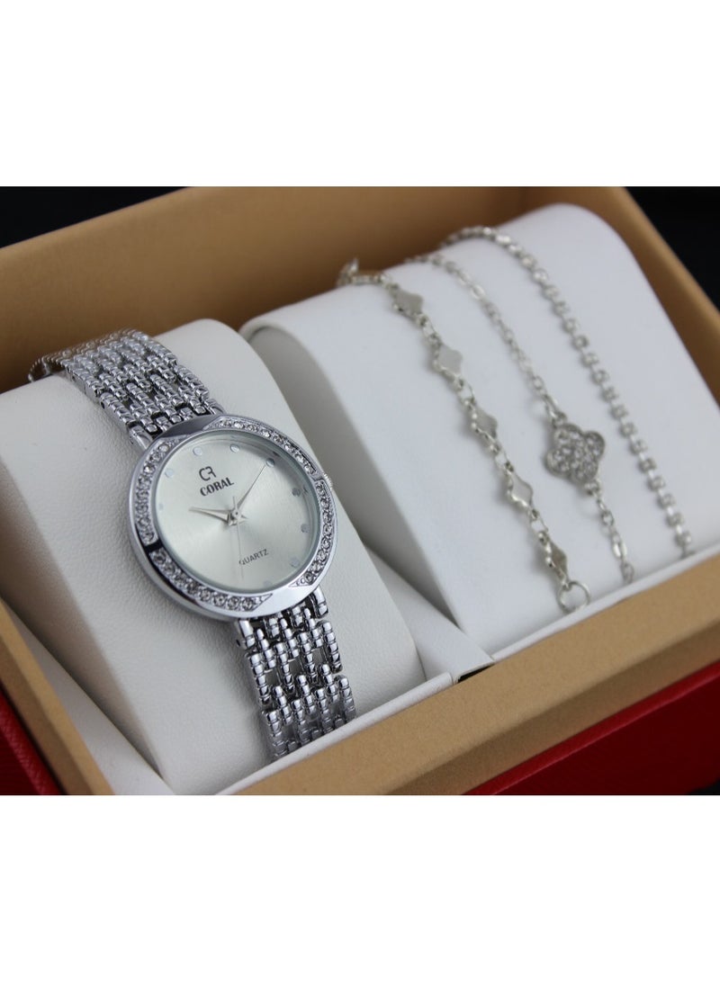 Reclaim with Argireline Women's evening watch set 
