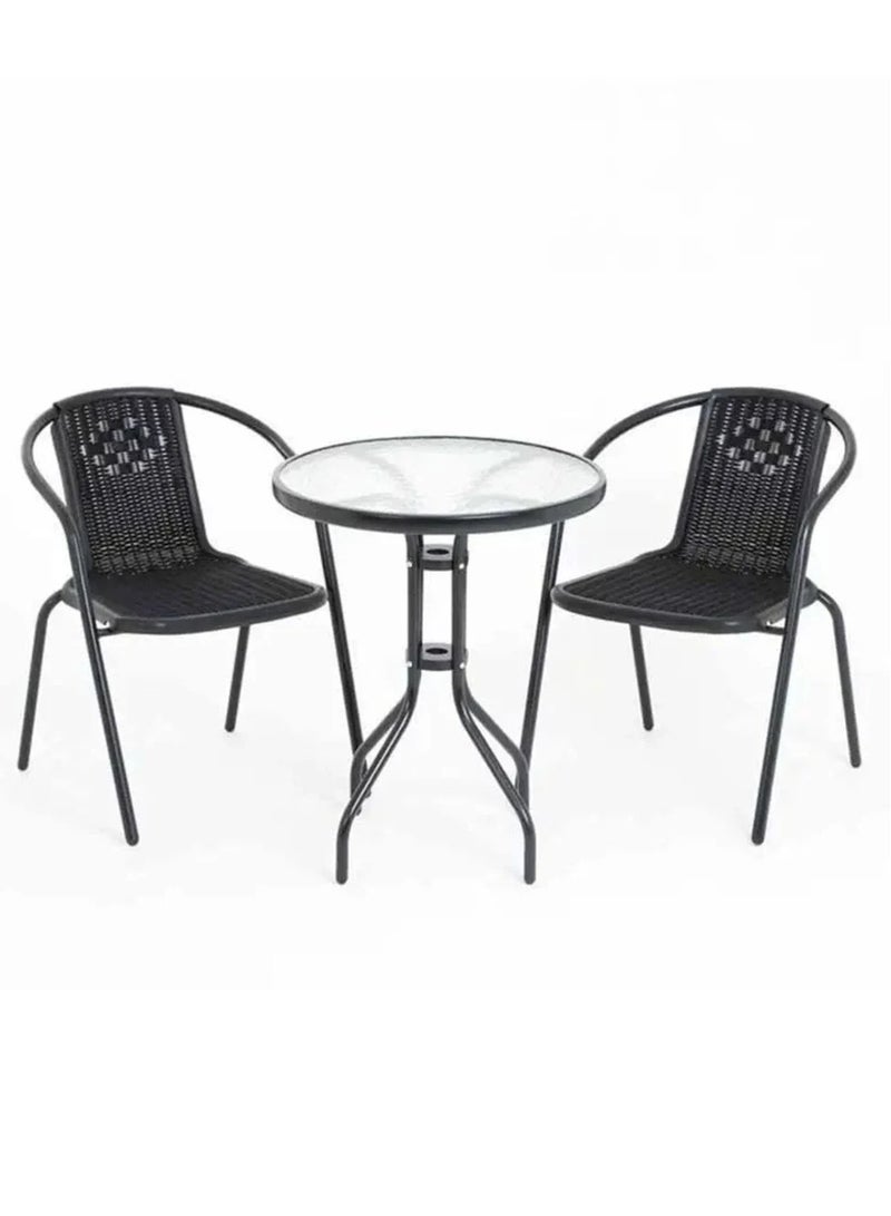 VERANDA Table and chairs for two people - Image 1