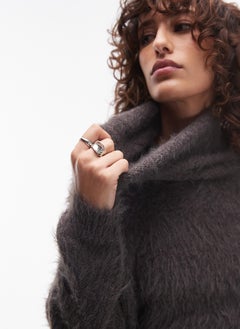 TOPSHOP High Neck Knitted Sweater  - Image 3