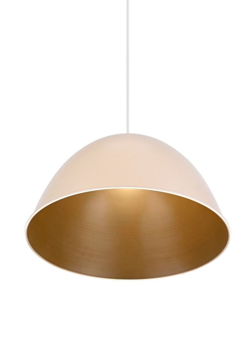 El Rawda Lighting Panji Ceiling Lamp -Single | modern decorative LED E27 pendant light ceiling lamp hanging | suitable for any room | Color: Beige | Size: 70x38x70 cm - Image 2