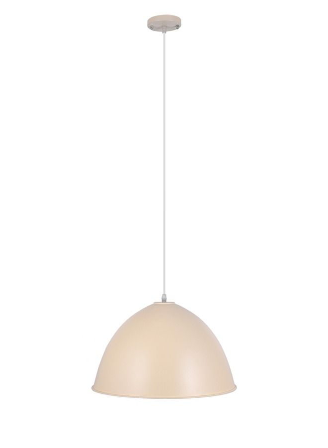 El Rawda Lighting Panji Ceiling Lamp -Single | modern decorative LED E27 pendant light ceiling lamp hanging | suitable for any room | Color: Beige | Size: 70x38x70 cm - Image 1