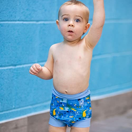 Splash About Happy Nappy Reusable Swim Diaper, Crocodile Swamp, 12-24 Months - Image 3