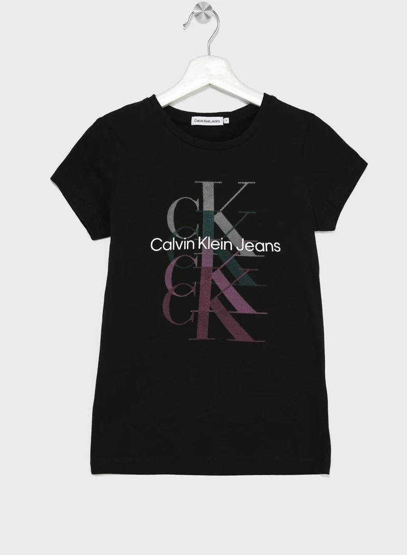 Calvin Klein Jeans Kids Crew Neck T-Shirt
