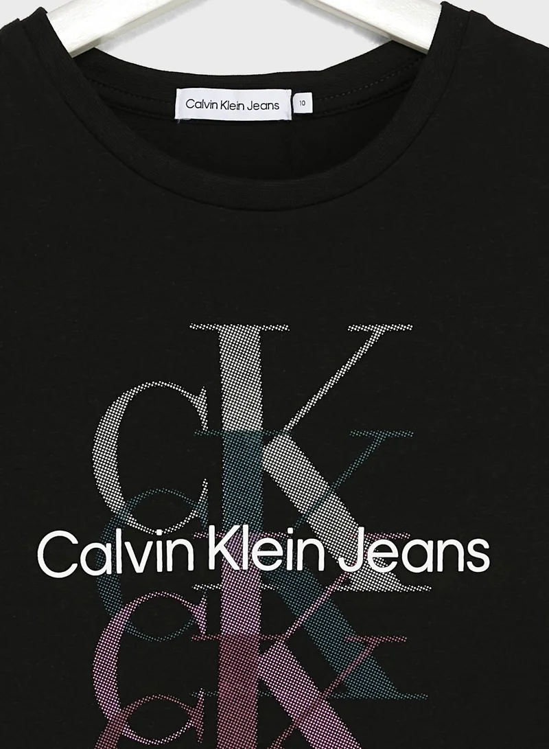 Calvin Klein Jeans Kids Crew Neck T-Shirt