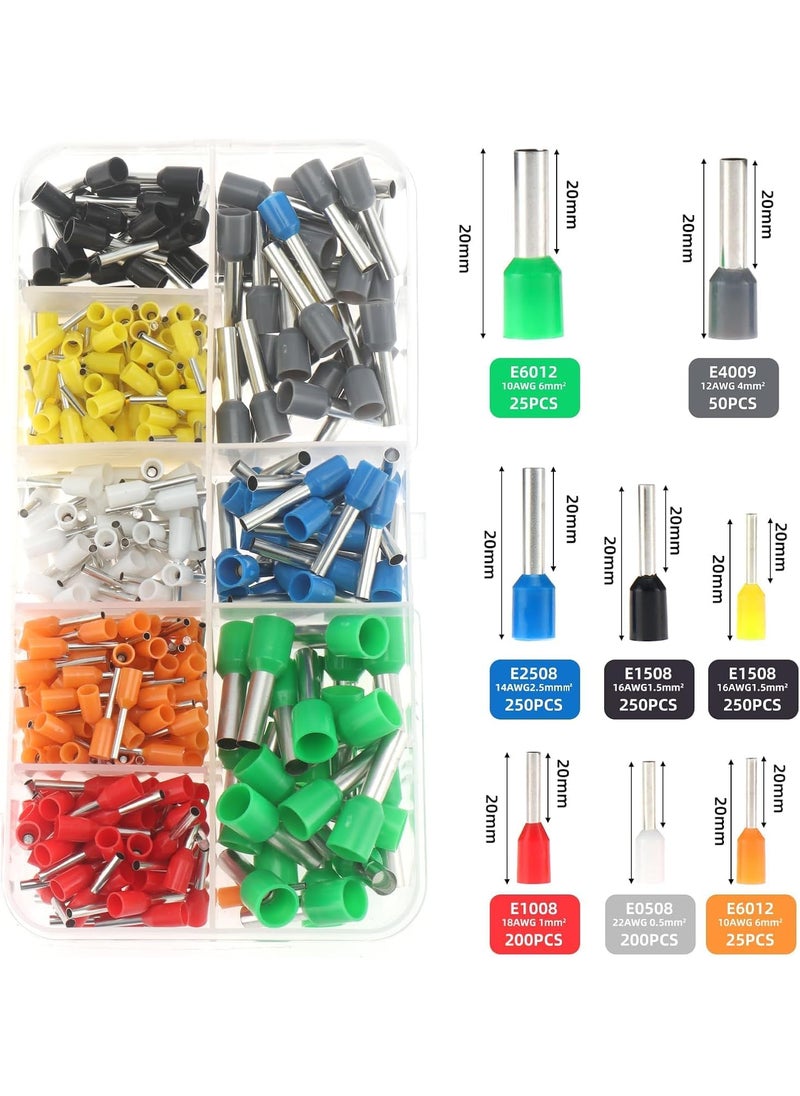 MELIFE Ferrule Crimping Tool Kit AWG237 Selfadjustable Ratchet Wire Crimping Tool Kit Crimper Plier Set with 400PCS Wire Terminals Crimping Connectors Wire End Ferrules Terminals  - Image 3