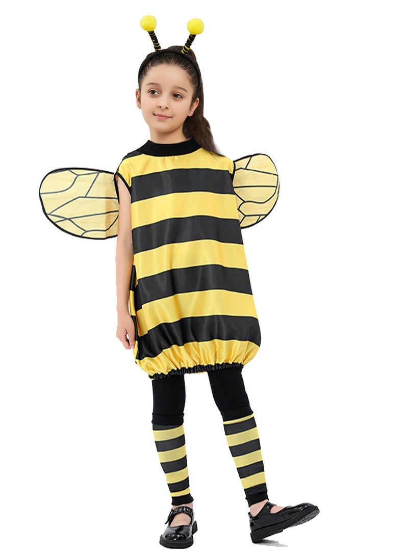 NIBEMINENT Halloween bee ladybug, adult and children cosplay festival costumes - Image 1