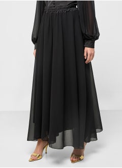 Khizana Sheer Sleeves Top & Skirt Set  - Image 4
