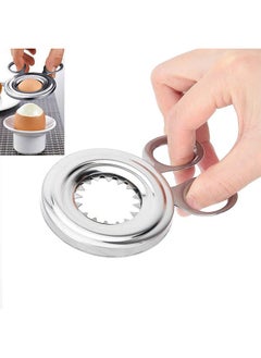 Egg Topper Cutter Stainless Steel Boiled Egg Cutter Cracker Multifunctional Egg Slicer for All Kinds Soft Boiled Hard Boiled or Raw Egg