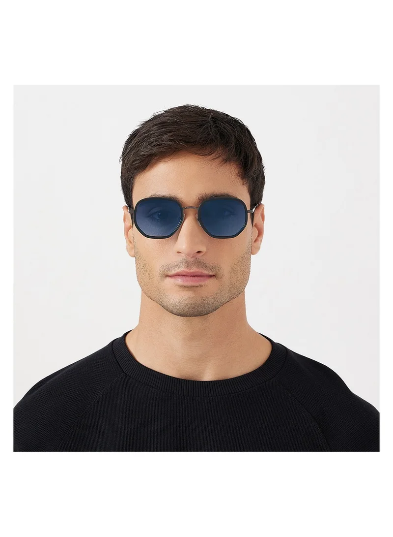 30Sundays 30Sundays ATLAS Unisex Geometric Sunglasses with UV400 Protection