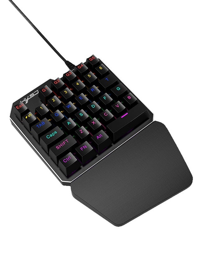 NIBEMINENT J100 One-handed Mechanical Keyboard Black - Image 2