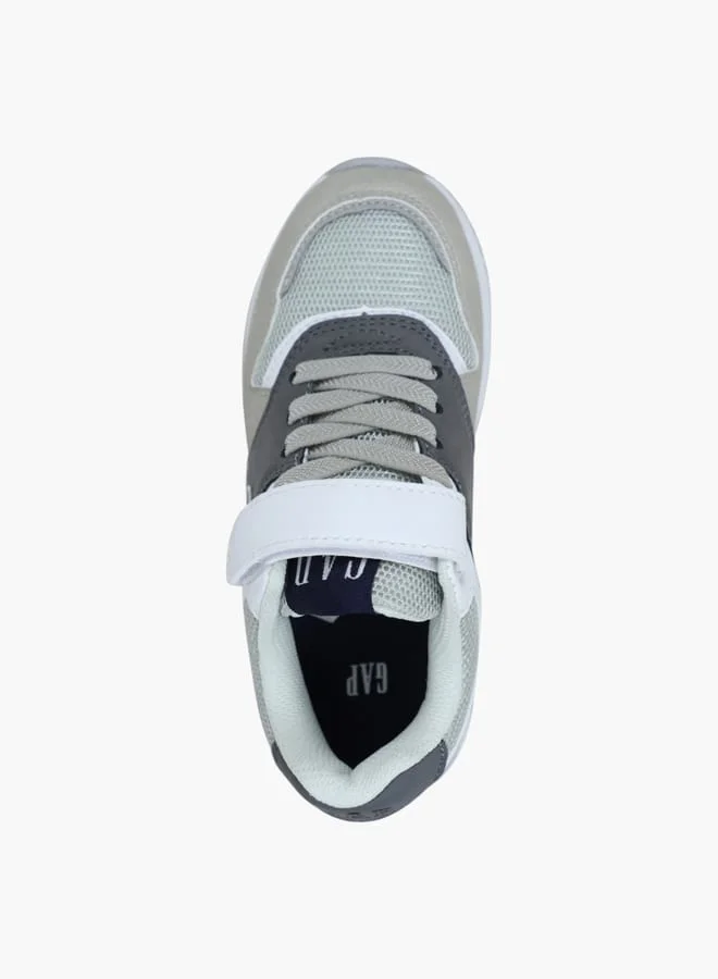 GAP Boys' Colourblock Sneakers with Lace-Up Closure - COLUMBUS