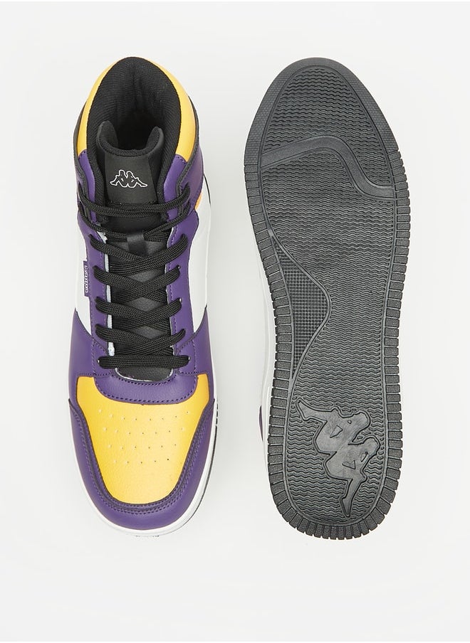 Kappa Men's Lace-Up High Top Sneakers  - Image 2