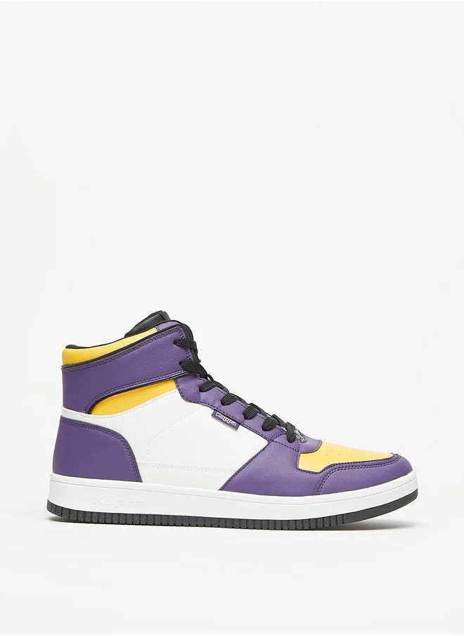 كابا Men's Lace-Up High Top Sneakers