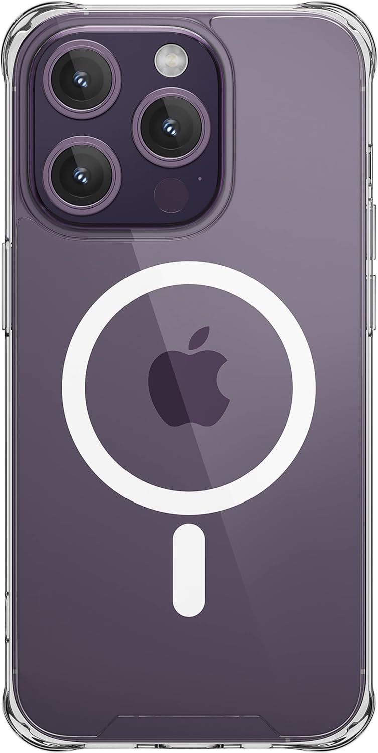 SUCGLES for iPhone 14 Pro Case with MagSafe [Ultra Strong Magnetic] [12FT Military Drop Protection] [Shockproof Bumper] Slim Thin Mag Safe Phone Cover 6.1" for Apple 14pro (Bumper Magnetic) - Image 1