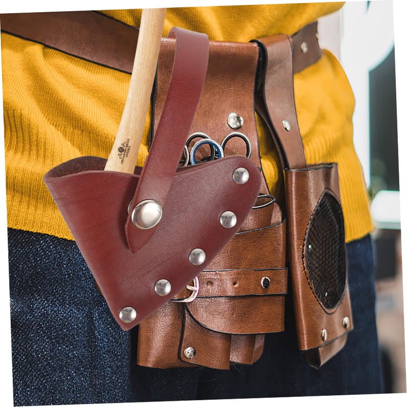 Camping Axe Cover Protector Sleeve with Snap Closure for Safety Portable Axe Case for Camping Hiking Outdoor - Image 4