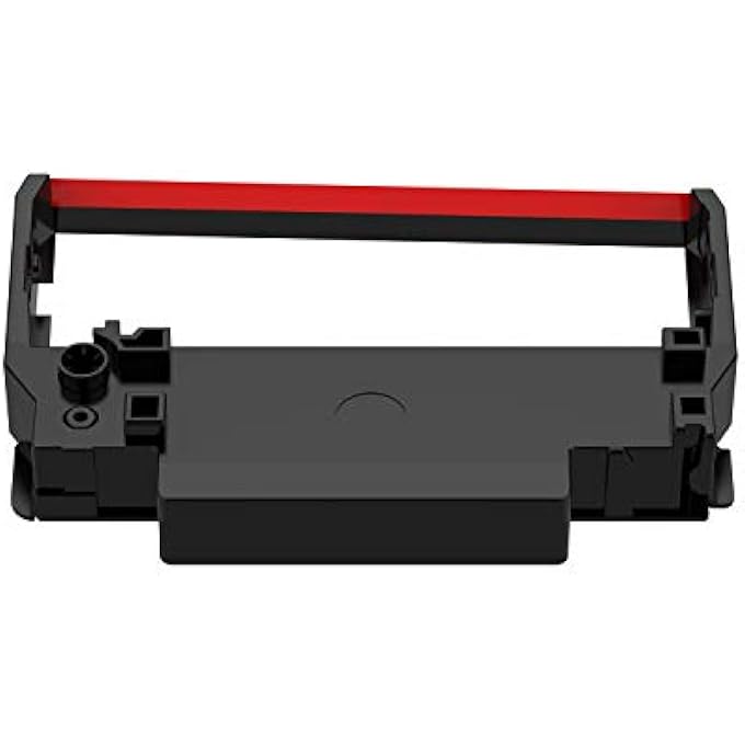 24-PACK ERC30 ERC-30 ERC 30 34 38 B/R COMPATIBLE CASH REGISTER INK RIBBON USED FOR ERC38 NK506 TM-U220 M188B, BTP-M300, GRC-220BR SBR-275 (BLACK AND RED) - Image 2