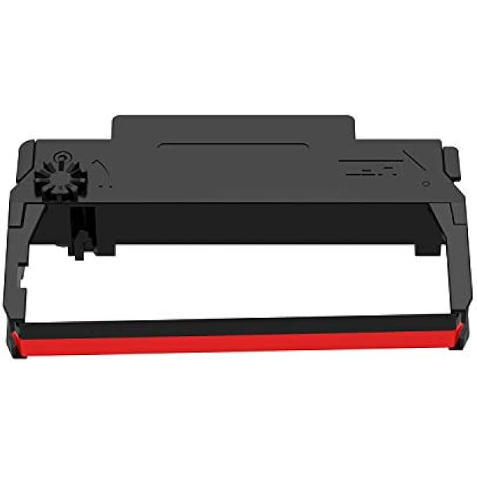 24-PACK ERC30 ERC-30 ERC 30 34 38 B/R COMPATIBLE CASH REGISTER INK RIBBON USED FOR ERC38 NK506 TM-U220 M188B, BTP-M300, GRC-220BR SBR-275 (BLACK AND RED) - Image 3
