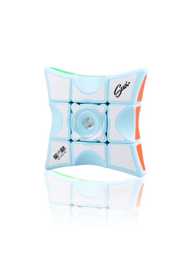 Qiyi Rubik's Cube Fingertip Top Rubik's Cube Rubik's Cube 133 Finger Cube Children's Fingertip Top Toy Rubik's Cube-Color:Water Blue  - Image 1