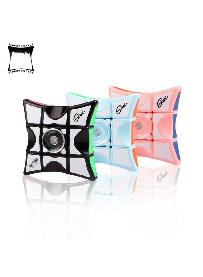 Qiyi Rubik's Cube Fingertip Top Rubik's Cube Rubik's Cube 133 Finger Cube Children's Fingertip Top Toy Rubik's Cube-Color:Water Blue  - Image 2